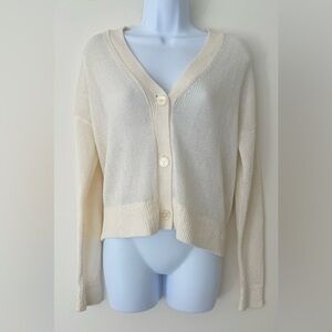 Banana Republic Off-White Women's Cardigan